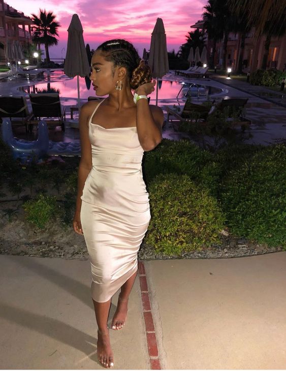 Fashion Ivory Prom Dresses, Sexy Graduation Evening Dress S2288