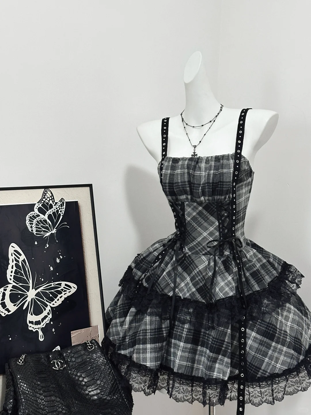 Vintage Spaghetti Straps Square Neck A Line Short Birthday Outfits Formal Homecoming Dress S626