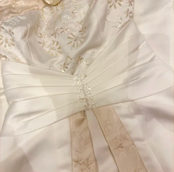 Fashion Strapless Satin Embroidery Beaded Mermaid Party Dress Evening Gown Ivory Long Wedding Guest Dress