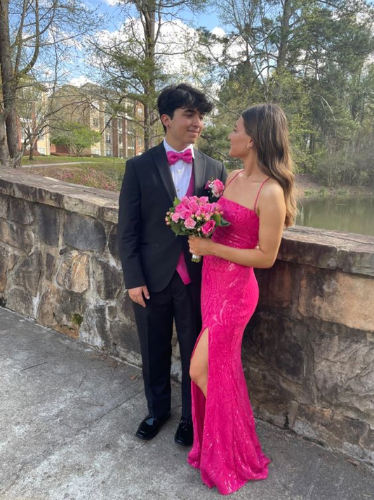 New Arrival Sheath Prom Dress With Split Y5828