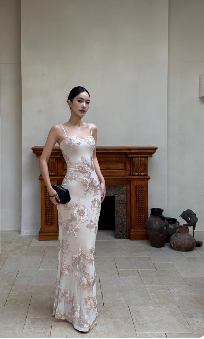 Fashion Sheath Long Prom Dresses Spaghetti Straps Christmas Dresses Sleeveless Evening Dresses DP04489