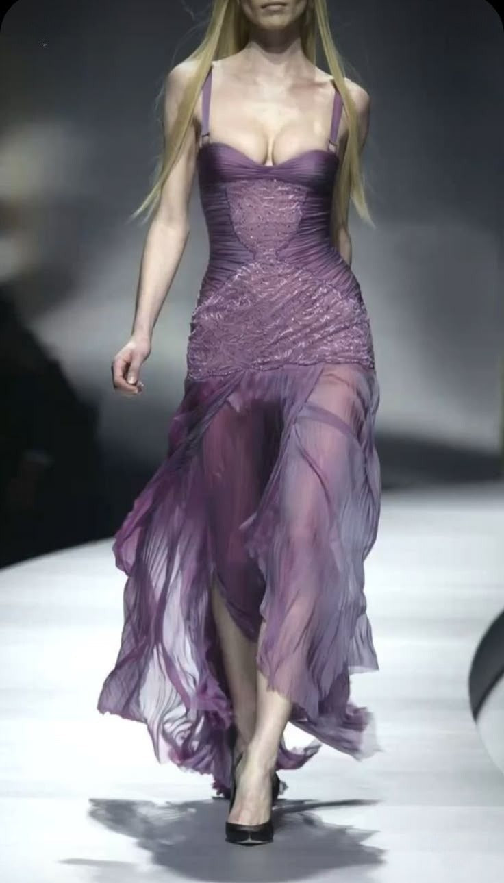 Sexy Mermaid Spaghetti Straps Grape Tulle Long Prom Dress,Wedding Dress,Evening Dress GG2417
