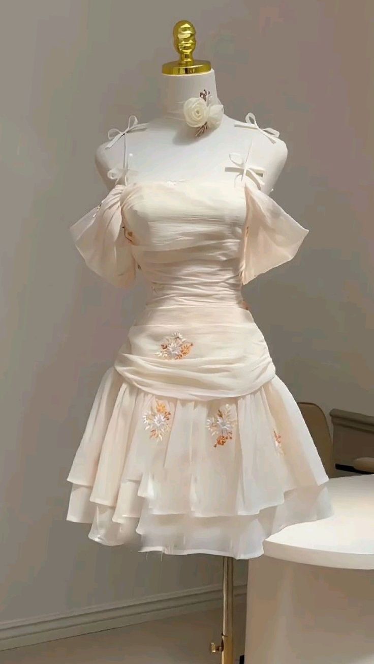 Cute A Line Spaghetti Straps Chiffon Applique Short Prom Dress,Homecoming Dress,Birthday Dress GG3135