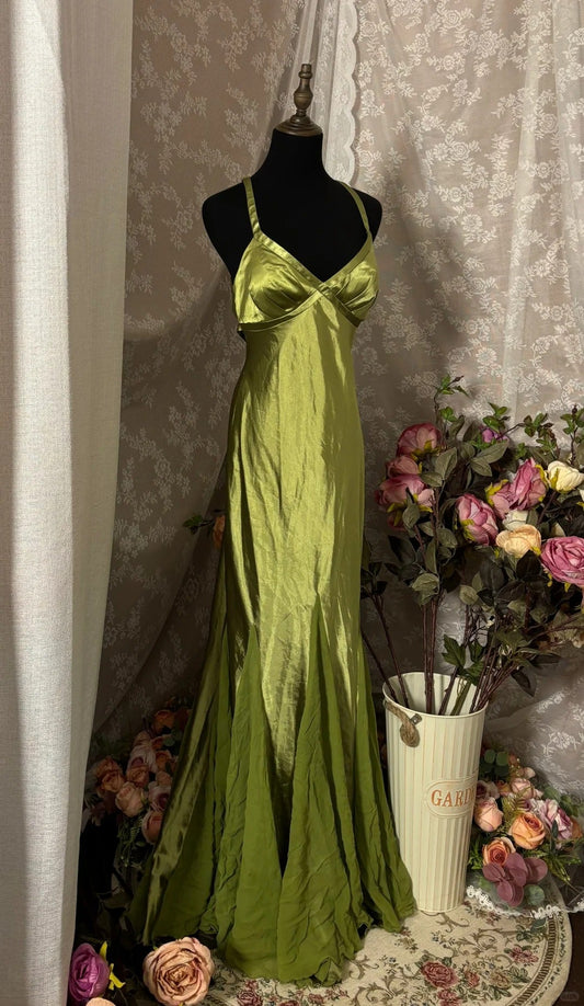 Gorgeous Prom Dress Spaghetti Straps Backless Long Prom Gown Evening Dress Gala Dress Party Dress D2365