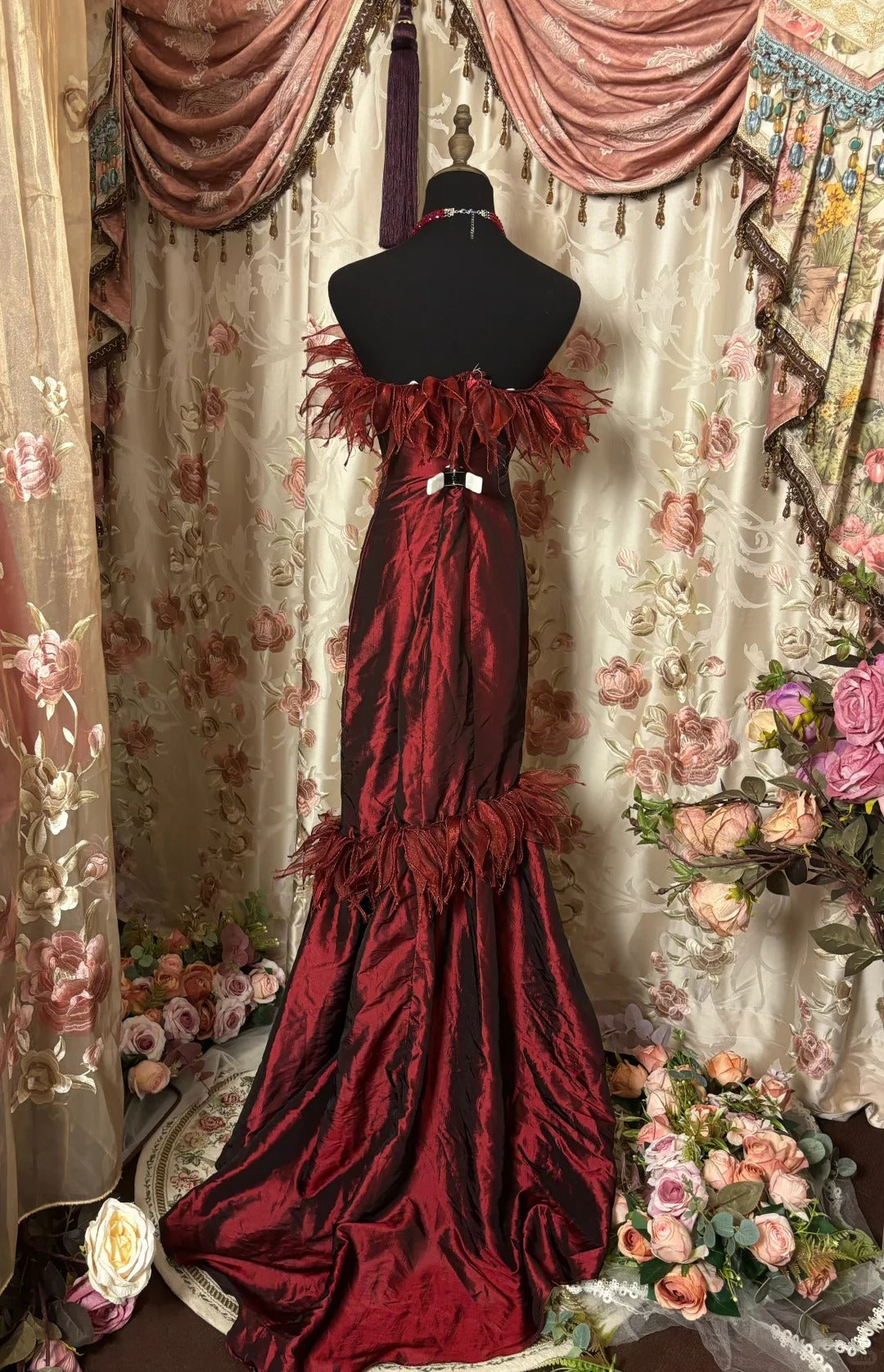 Pretty Prom Dress Strapless Long Prom Dress Evening Gala Dress Business Dinner Dress D2374