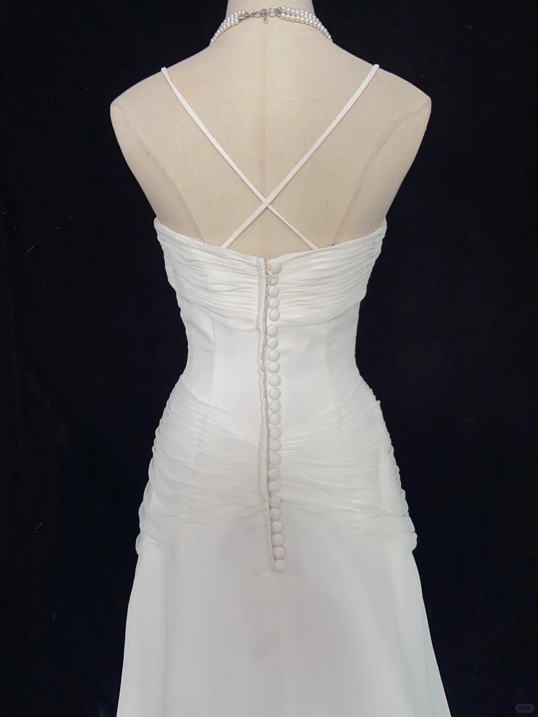 Elegant Prom Dress Spaghetti Straps Pleated Prom Gown Evening Dress Gala Dress Business Dinner Dress Wedding Dress D2427