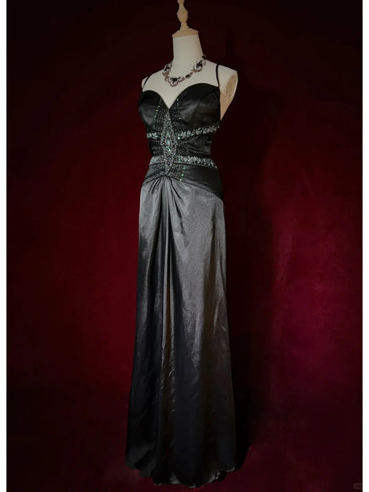 Gorgeous Prom Dress Spaghetti Straps Backless Prom Gown Evening Dress Gala Dress Business Dinner Dress D2449