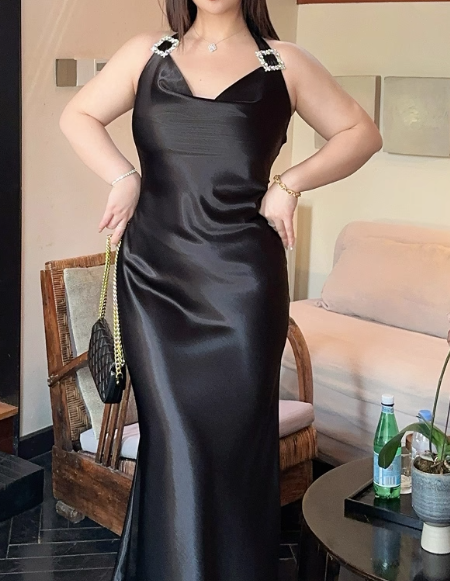 Elegant Prom Dress Halter Prom Gown Evening Dress Party Dress Gala Dress D2499