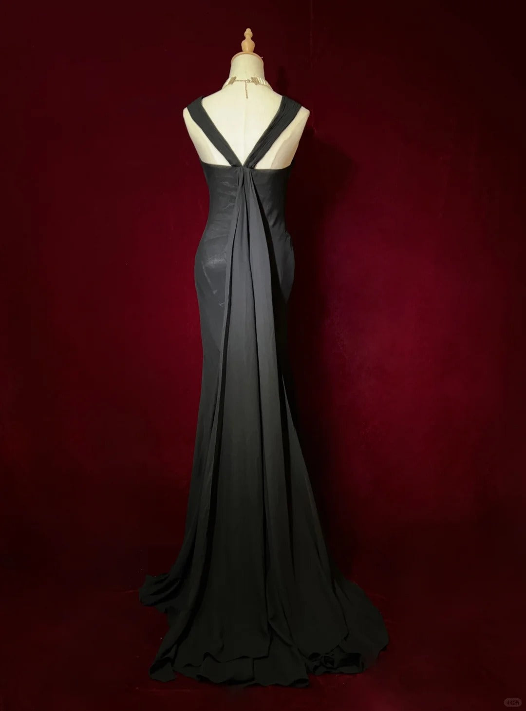 Stunning Prom Dress Black Sweetheart Pleated Mermaid Prom Gown Evening Dress Gala Dress D2563