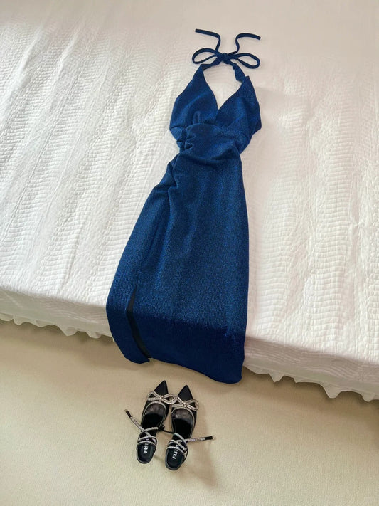 Stunning Prom Dress Halter Prom Dress Evening Dress Party Dress D2587