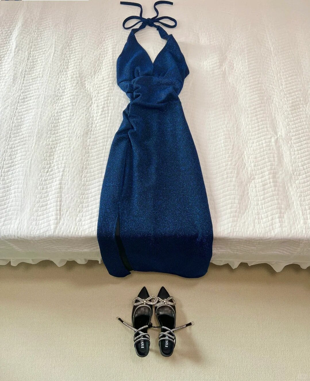 Stunning Prom Dress Halter Prom Dress Evening Dress Party Dress D2587