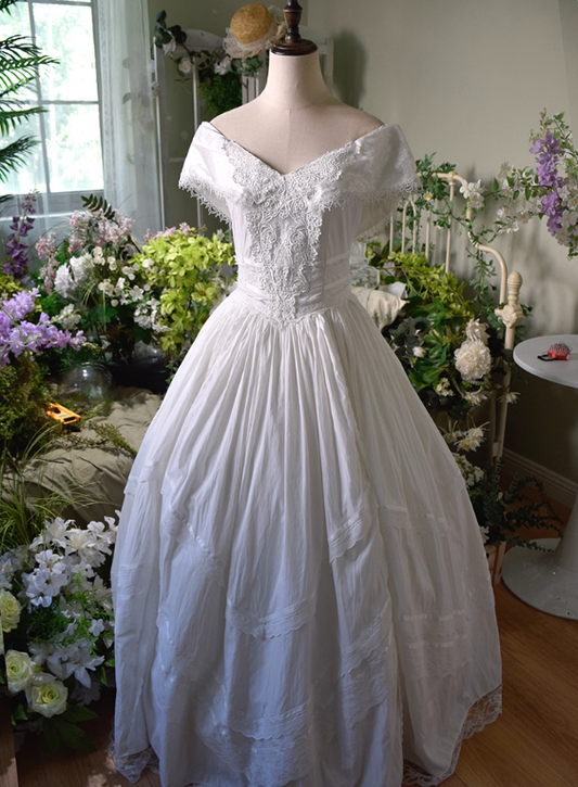 Elegant Prom Dress V-neck Pleated Birthday Party Dress Evening Dress Ball Gown D2814