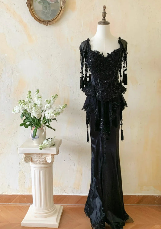 Gorgeous Prom Dress V-neck Evening Dress Gala Dress Birthday Party Dress D2852