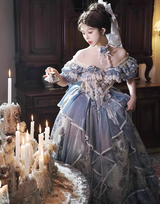 Gorgeous Prom Dress Off Shoulder Pleated Ball Gown Birthday Party Dress Evening Dress 16th Dress D2926