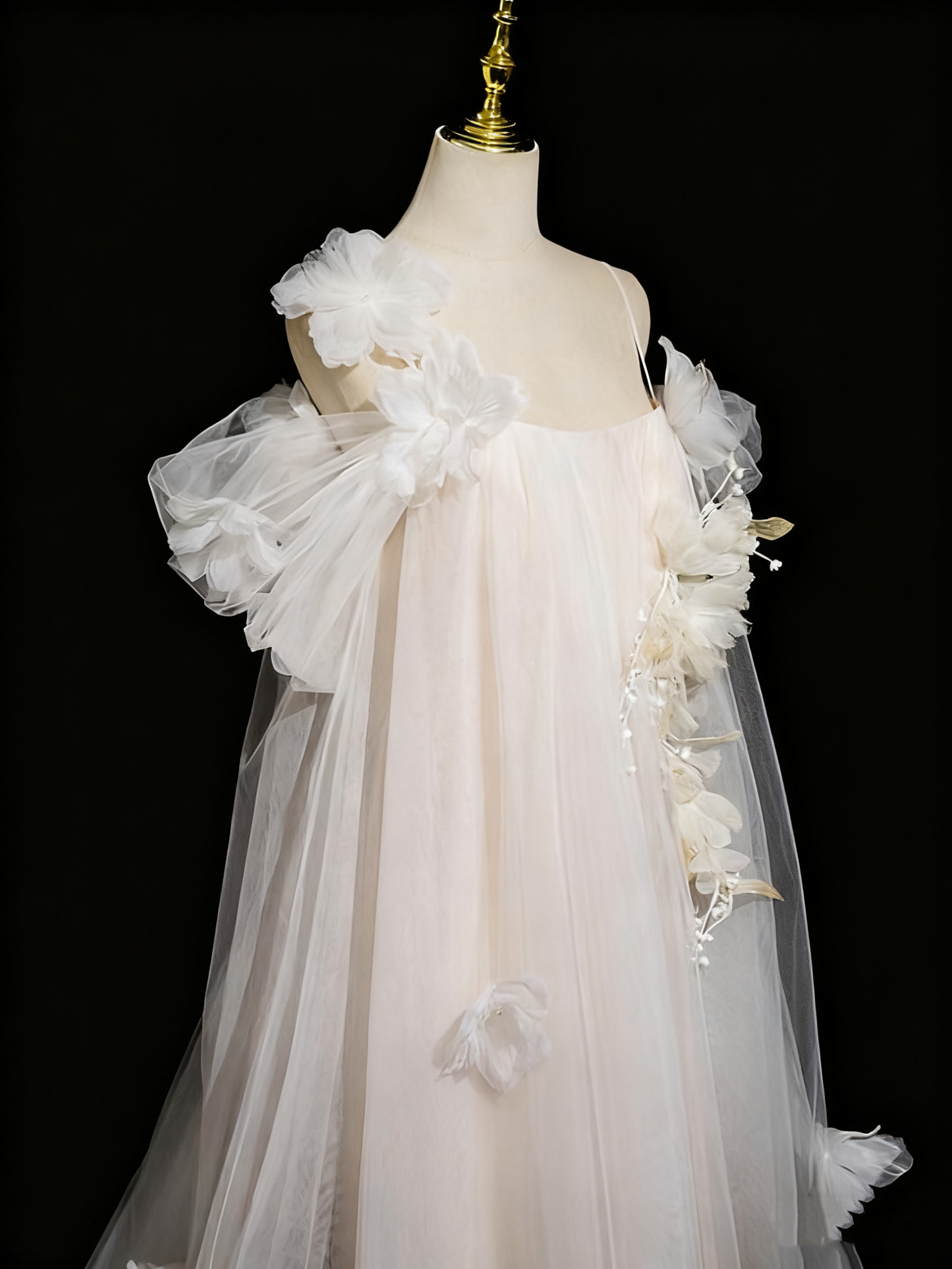 Beauty Prom Dress A Line Off Shoulder Tulle Prom Dress Evening Gown Birthday Party Dress D3307