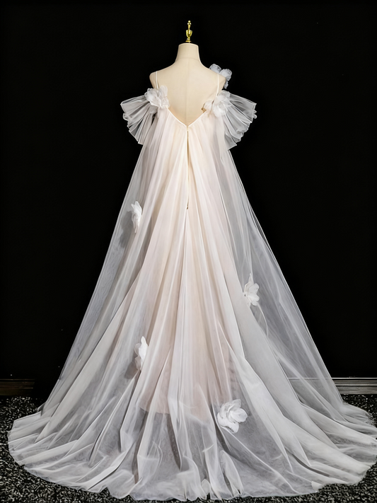 Beauty Prom Dress A Line Off Shoulder Tulle Prom Dress Evening Gown Birthday Party Dress D3307