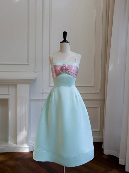 Elegant Prom Dress A Line Spaghetti Straps Quinceanera Dress Birthday Party Dress D3341