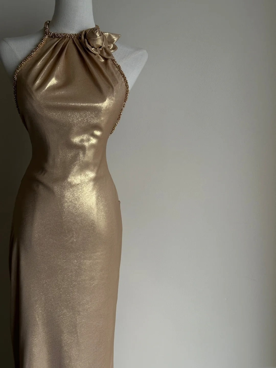 Beauty Prom Dress Halter Mermaid Evening Dress Gala Dress D3353
