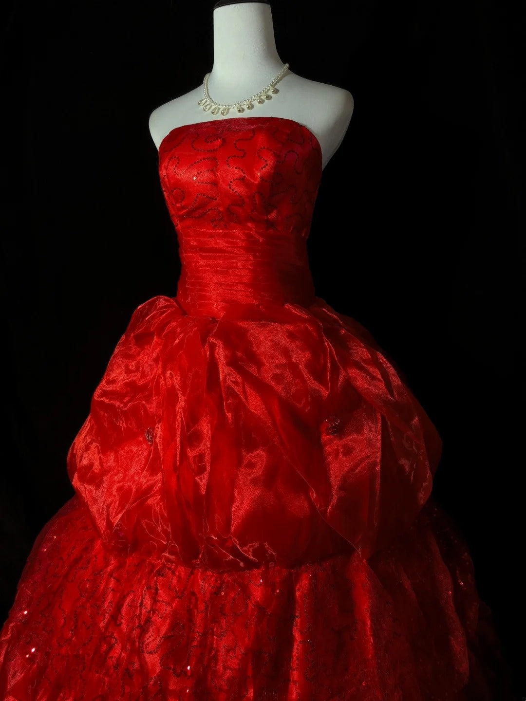 Charming Prom Dress Strapless Evening Dress Birthday Party Dress Ball Gown D3439