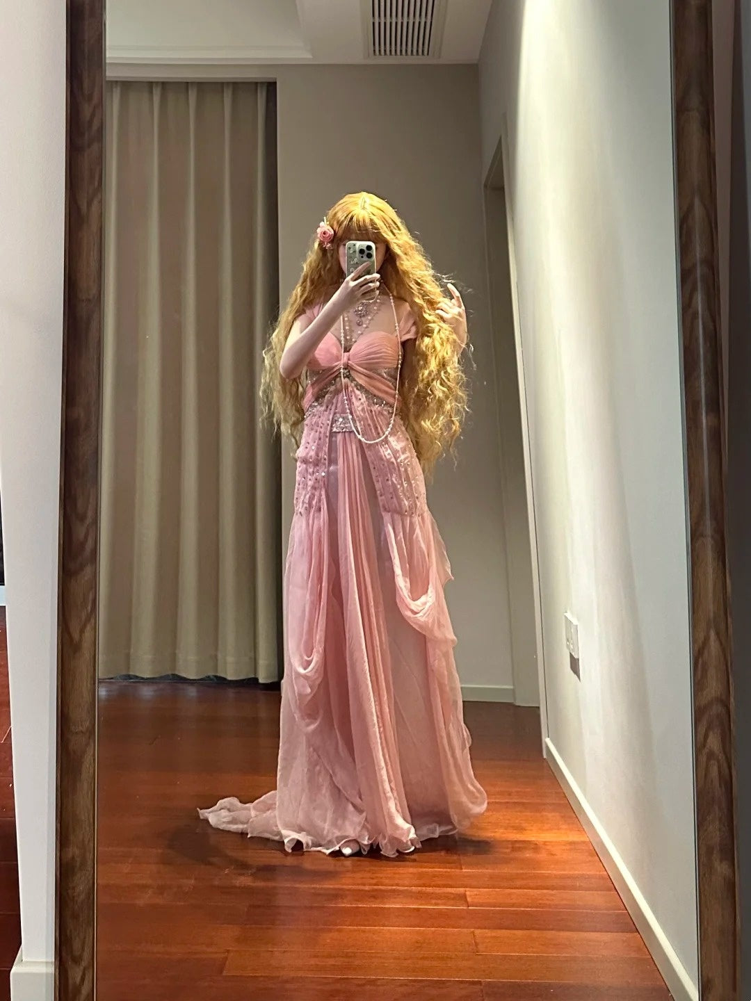 Charming Prom Dress Off Shoulder Pleated Long Evening Gown Birthday Party Dress D3448