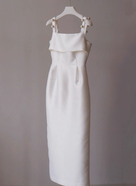 New Arrival Wedding Dress Spaghetti Straps Wedding Dress D3495