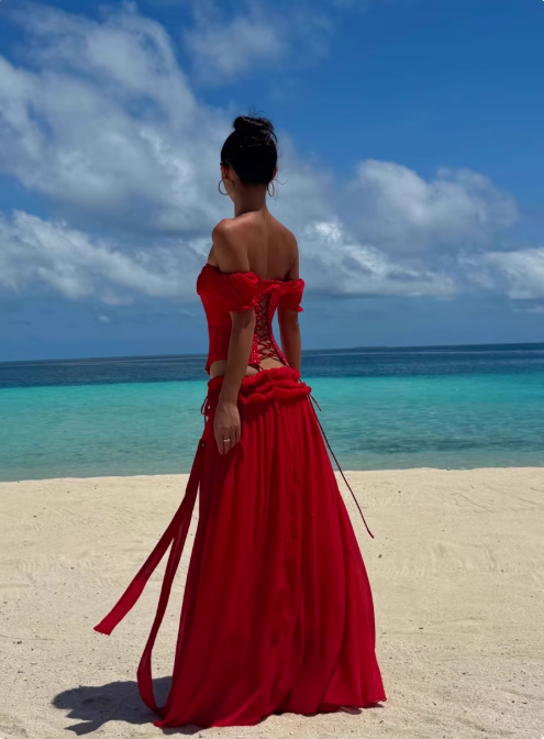 New Arrival Prom Dress Off Shoulder Pleated Birthday Party Dress Cocktail Dress D3502