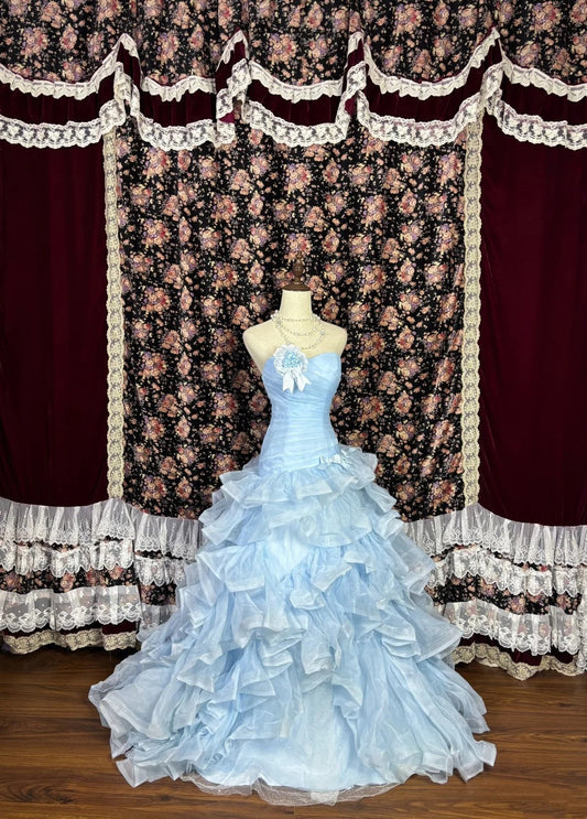 Pretty Prom Dress Sweetheart Pleated Ball Gown Evening Dress Sweet 16 Dress D3575