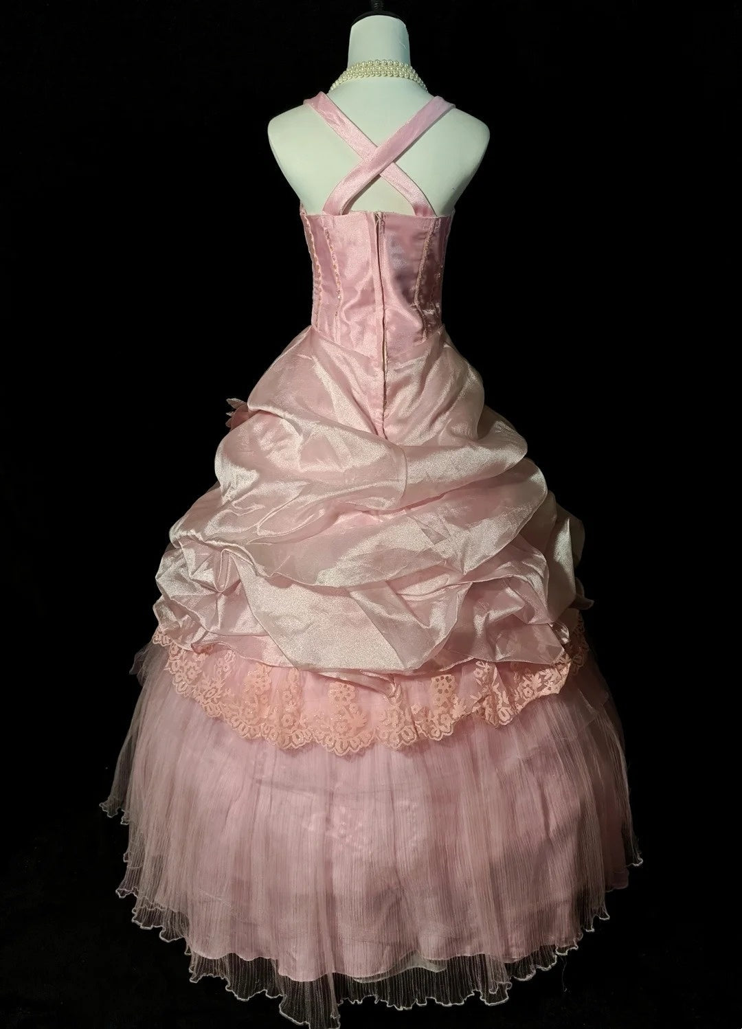 Sweet Prom Dress Square Neck Pleated Beading Evening Dress Ball Gown Quinceanera Dress D3583