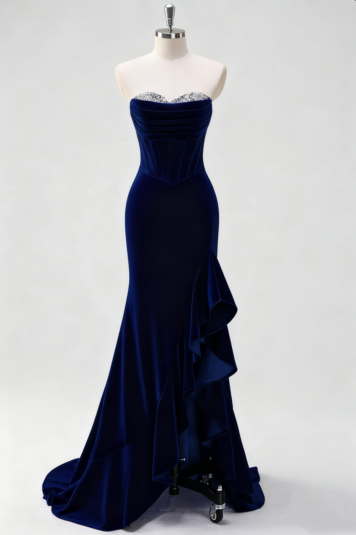 Elegant Prom Dress Sweetheart Pleated Ruffle Evening Dress Gala Dress D3655