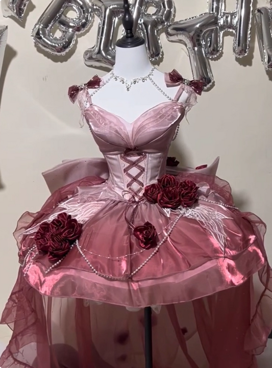 New Arrival Homecoming Dress Spaghetti Straps Short Prom Dress Birthday Outfits Party Dress D3735