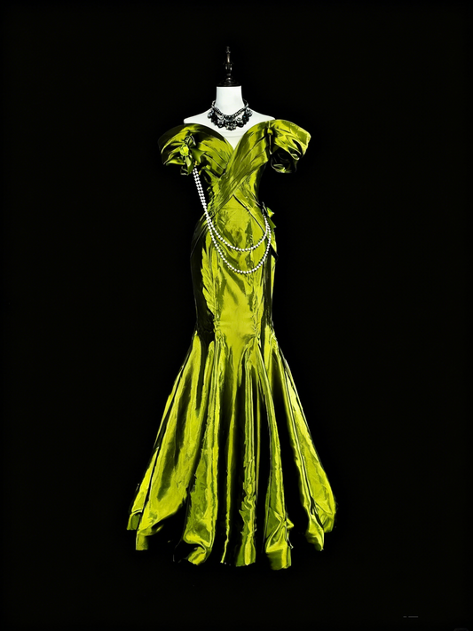 Stunning Prom Dress Off Shoulder Pleated Mermaid Evening Dress Gala Dress D3903