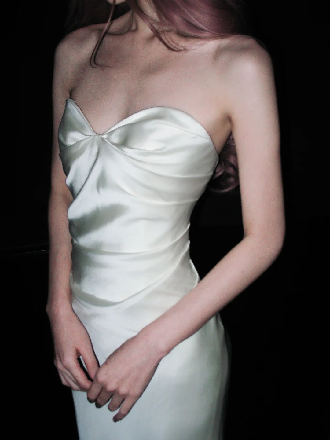 New Design Wedding Dress Sweetheart Pleated Mermaid Wedding Dress D4075