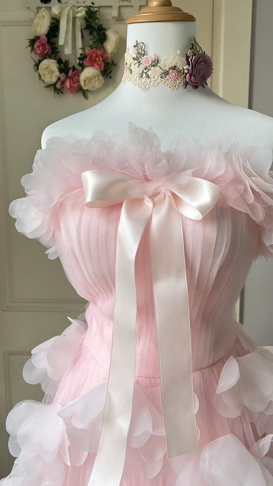 Cute Homecoming Dress Strapless Pleated Short Prom Dress Back to School Outfits Birthday Party Outfits D4119