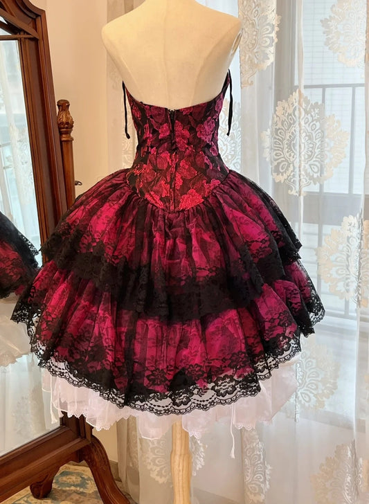 Charming Homecoming Dress Sweetheart Pleated Short Prom Dress Birthday Party Dress Cocktail Dress D4239