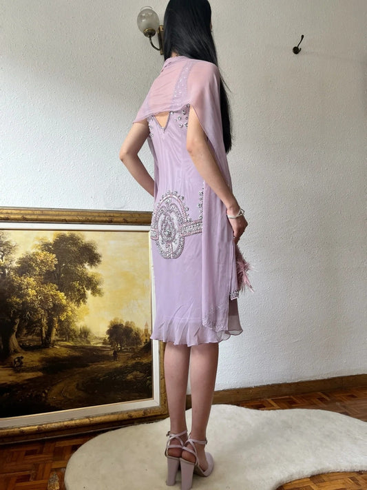 New Arrival Prom Dress Chiffon Crew Neck Beading Formal Dress Evening Dress Party Dress D4279