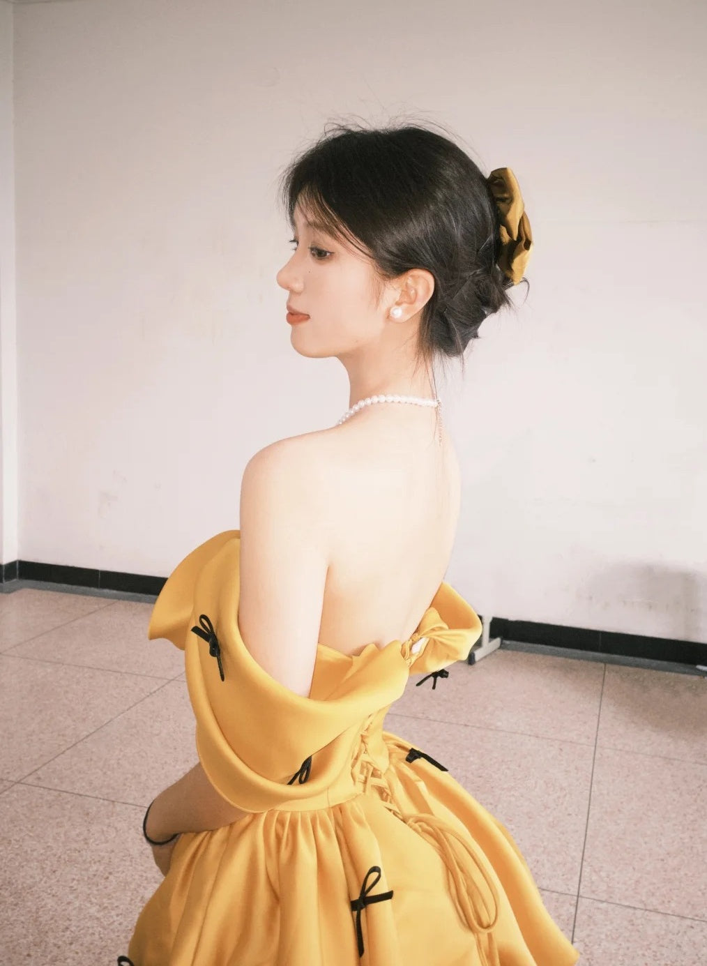 Charming Prom Dress Off Shoulder Pleated Ball Gown Formal Dress Evening Dress Gala Dress D4289