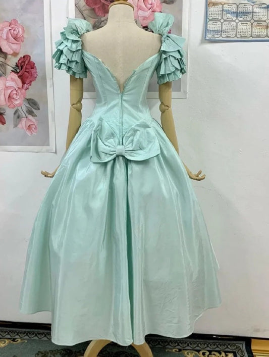 Sweet Prom Dress V-neck Pleated Gala Dress Evening Dress Formal Dress D4429