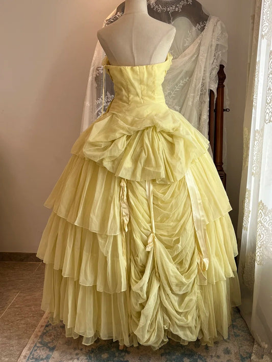 Pretty Prom Dress Sweetheart Pleated Evening Dress Quinceanera Dress Ball Gown D4435