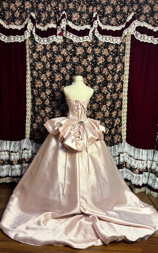 Elegant Prom Dress Sweetheart Pleated Evening Dress Quinceanera Dress Ball Gown D4455