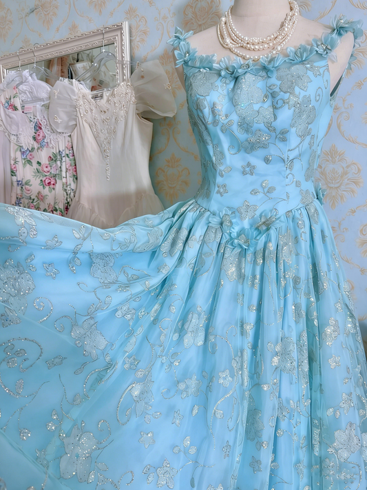 New Arrival Prom Dress A Line Crew Neck Pleated Gala Dress Formal Dress Evening Dress D4475