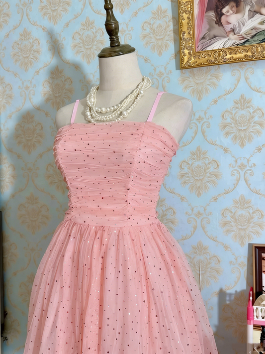 New Arrival Homecoming Dress Spaghetti Straps Tulle Plleated Short Prom Dress Birthday Party Outfits D4484