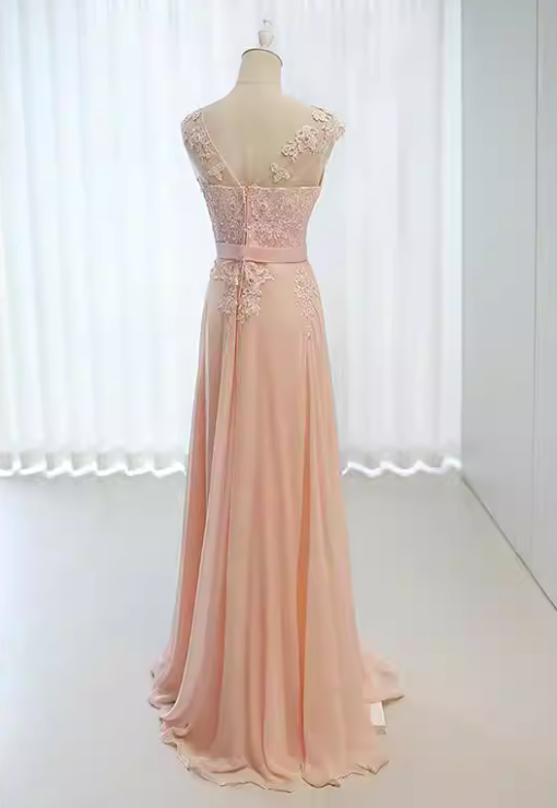 Stunning Prom Dress Crew Neck Gala Dress Evening Dress Formal Dress D4524