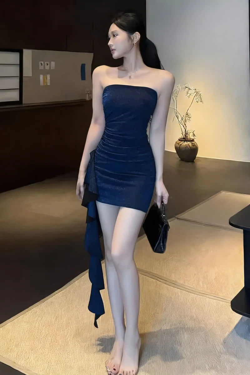 Fashion Blue Women‘s Dress S621
