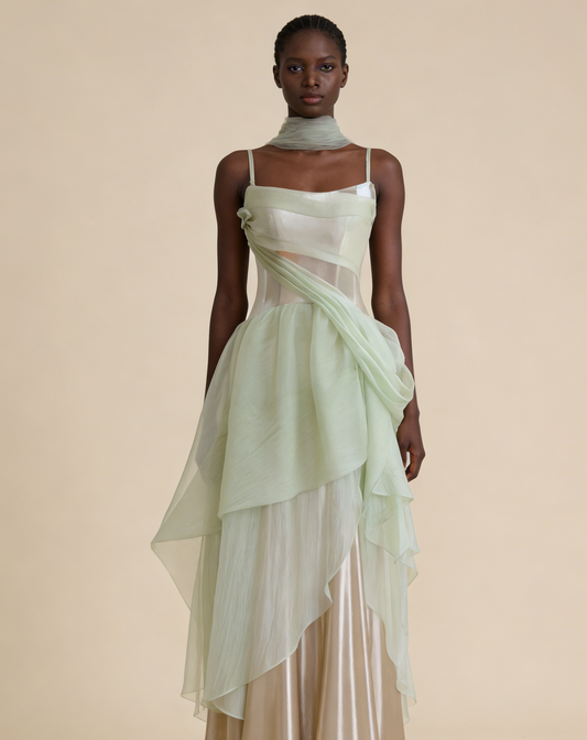 Popular Prom Dress Spaghetti Straps Pleated Tulle Birthday Party Dress D3519