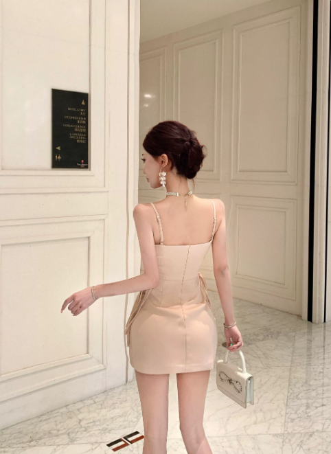 Charming Homecoming Dress Spaghetti Straps Lace Pleated Short Prom Dress Back to School Outfits Party Dress D6075