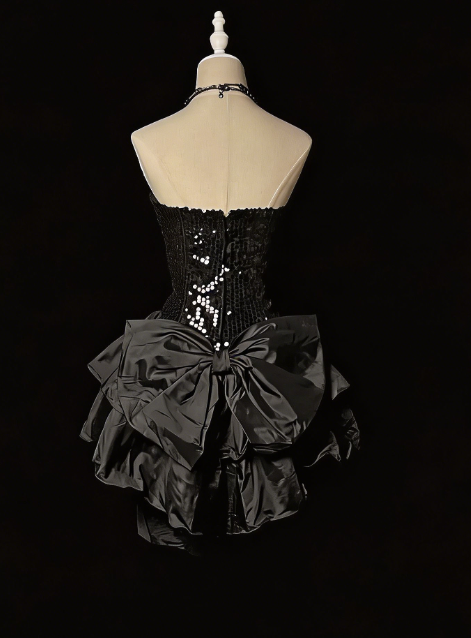 Pretty Homecoming Dress Sweetheart Sequins Back to School Outfits Party Dress D6547
