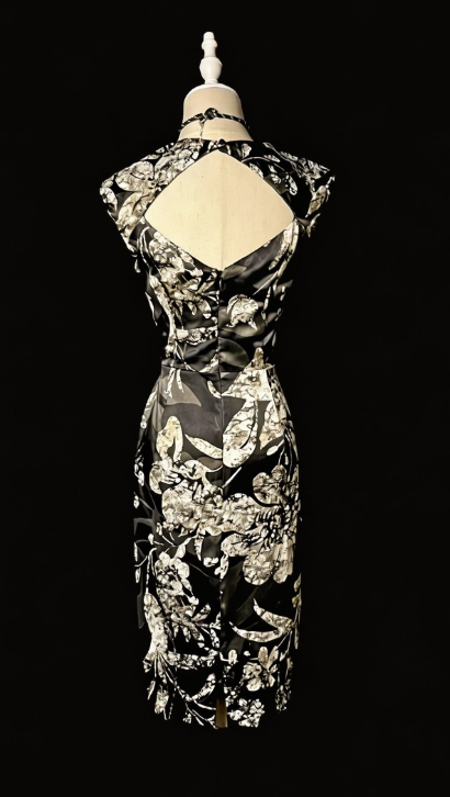 Pretty Homecoming Dress V Neck Pleated Back to School Outfits Party Dress D6551