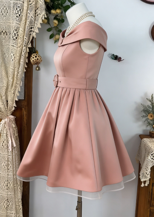 Beauty Homecoming Dress Poretrait Rinestone Back to School Outfits Party Dress D6604
