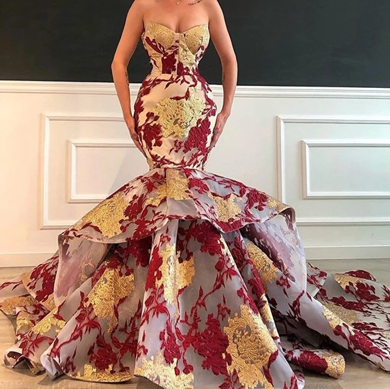 High Quality African Party Prom Dress fg2289