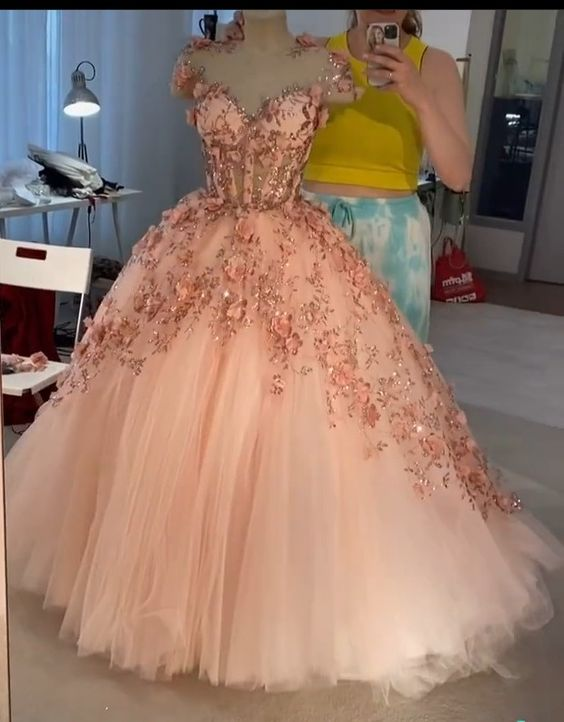 women party dresses new arrival prom dresses handmade flowers evening gowns vestidos de fiesta